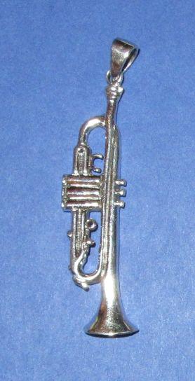 Velká trumpeta - stříbrný přívěsek